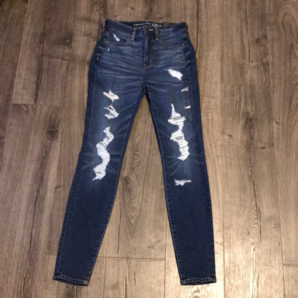 American Eagle size 0 super hi-rise jegging jean